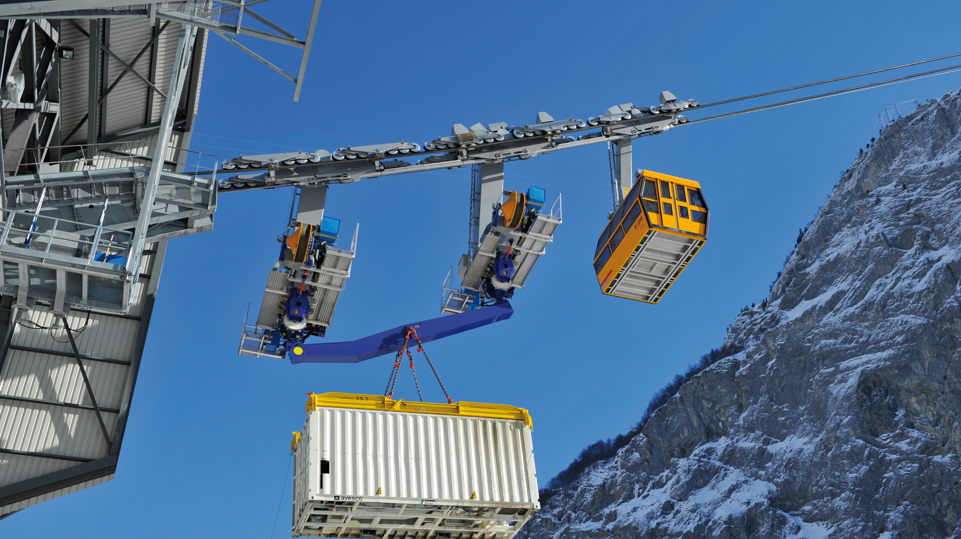 Materialseilbahn KLL Linth Limmern