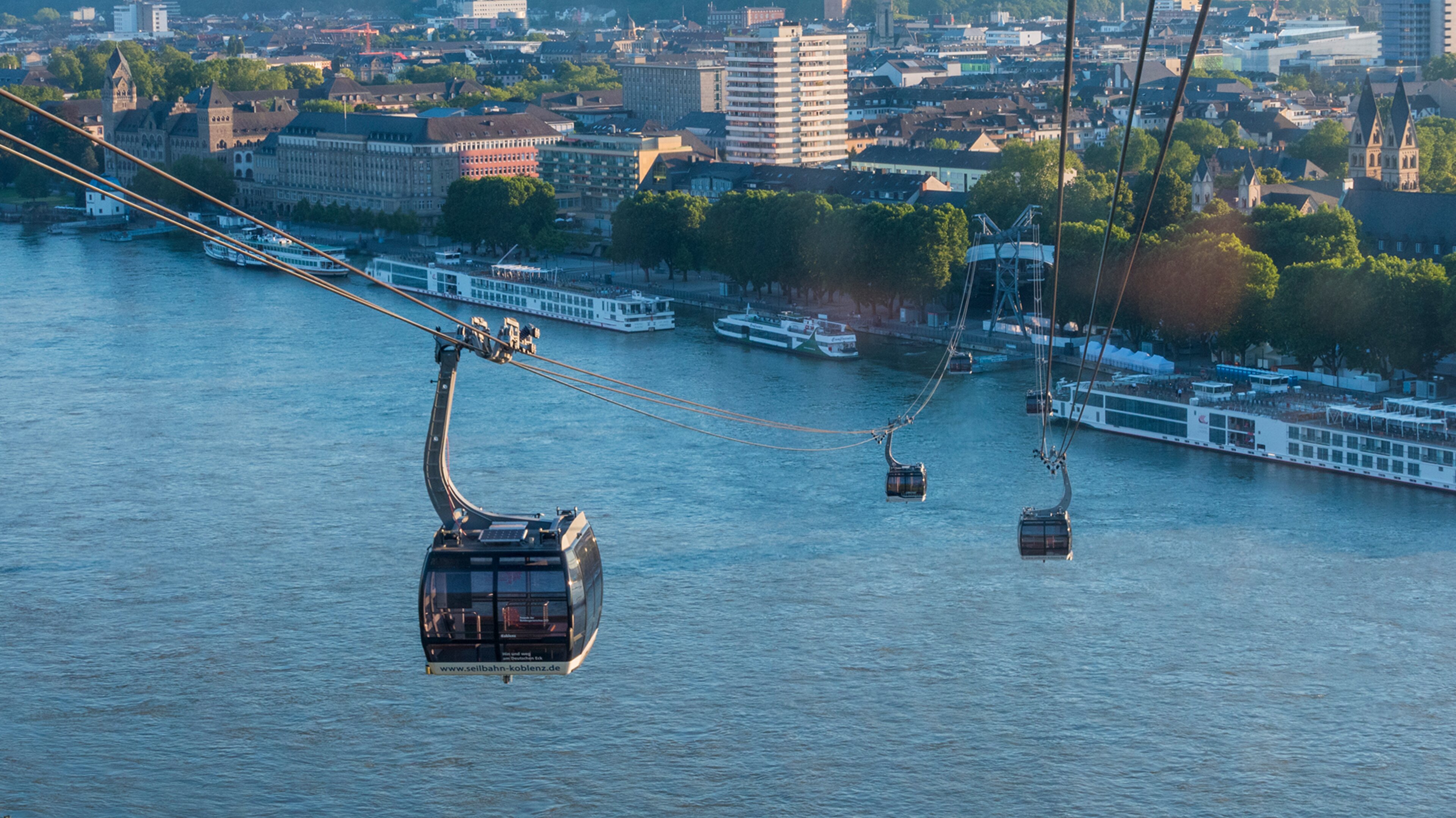 3S Koblenz Rhine cable car