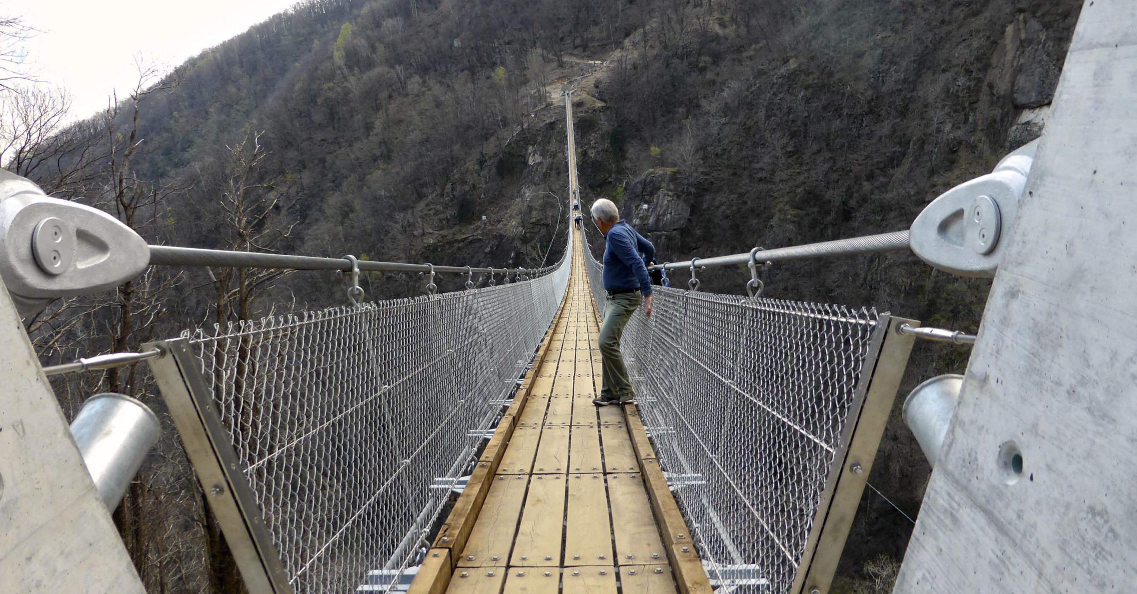 Monte Carasso suspension bridge